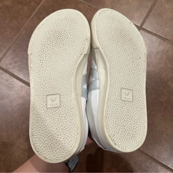 Veja Esplar Logo Leather Silver - Picture 7 of 10